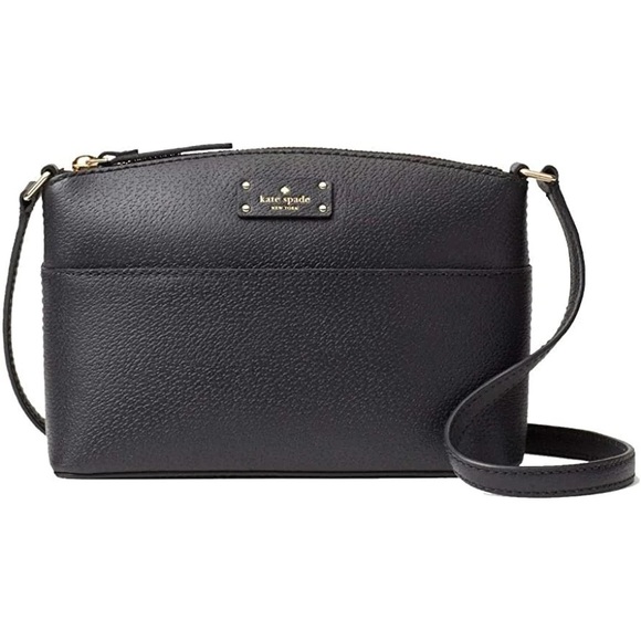 kate spade Bags Kate Spade Black Leather Crossbody Purse Poshmark
